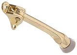 The Hillman Group 851332 4-Inch Kickdown Door Stop, Brass Finish [並行輸入品]