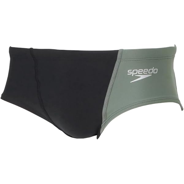 Amazon.co.jp: Speedo Endurance+ Solid Brief Swimsuit, Black, 24