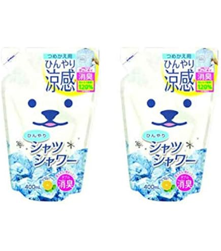 Amazon.co.jp: ひんやりシャツシャワー ストロングミント 本体 500ml