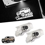 Virauto トヨタ 新型 ランドクルーザー 250 カーテシランプ LED レーザーロゴ付き ランクル TRJ250W/GDJ250W型 5人乗り 7人乗り 専用 足元ランプ 高輝度 純正交換 簡単取付 車用グッズ 明るさアップ 無極性 純白光 運転席用&助手席用 取付工具付き アクセサリー インテリア （タイプ1 2個入り）