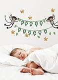 Wee Gallery Wall Graphics, Monkey Banner (Discontinued by Manufacturer) [並行輸入品]
