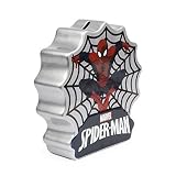 fabny Marvel ComicsスパイダーマンWebセラミックキッズ子供部屋装飾Piggy Savings Bank