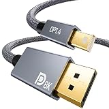 YOJOCK Mini Displayport to Displayport ケーブル 8K 60Hz 双方向 Mini DP-DPケーブル、HDR、NVIDIA G-SYNC、AMD FreeSync、3D対応（ミニディスプレイポート(オス)-ディスプレイポート(オス)） (2M)