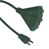 Master Electrician 04314ME 8-Foot Outdoor Extension Cord with 3-Outlets, Green [並行輸入品]