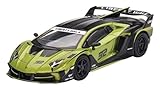 TrueScale Miniatures MINI GT 1/64 LB-Silhouette WORKS ランボルギーニ アヴェンタドール GT EVO ライム 右ハンドル 完成品