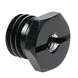 Huepar メネジ1/4"-20 変換 オネジ5/8"-11 ネジ径変換アダプター 固定ネジアダプター 三脚 レーザー 墨出し器 水準器アダプター 適用 変換アダプタ― アルミ合金製 三脚・一脚用ネジ【1/4"-20→5/8"-11】