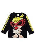 (マイファーストヒステリック) MY FIRST HYSTERIC エンジェルコット裏毛　MINI＆袖ロゴプリント 長袖Tシャツ 90cm ブラック
