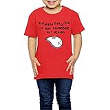 Ariesシャツ 2歳～６歳子どもＴシャツアザラシ 海豹 可愛い アニマル 動物 ジュニアＴシャツ キッズＴシャツ Red 4 Toddler