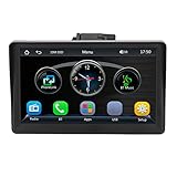 カーMP5プレーヤー、7インチHD 1024x600ステレオカーラジオサポート電話相互接続、逆画像入力、1Gbit DRAM、タッチスクリーンデジタルディスプレイカーステレオオーディオBluetoothレシーバー