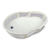 DEWEL折り畳み式ベビーベッド　収納簡単　持ち運び便利(白)