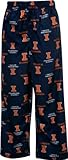 Adidas Illinois Fighting Illini Youth学校ロゴパジャマパンツ ブルー