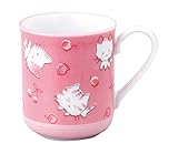 見谷陶器 ピンクネコマグカップ