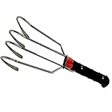 Anti-Rust Stainless Steel Shellfish Claw Rake 4 tines Clam Ho-mi tidal flat Hand Tools Gardening Gar