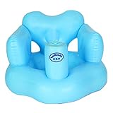 ICOCO ベビーチェア ベビーソファ バスチェア バスソファ 幼児用 椅子 ポンプアップ (ブルー)
