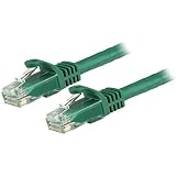 StarTech.com カテゴリ6 LANケーブル 5m グリーン ツメ折れ防止RJ45コネクタ Cat6 UTPギガビットイーサネットケーブル N6PATC5MGN
