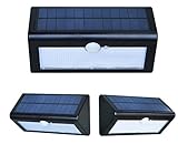 TKS LEDセンサーライト 5.5V3.5W室外用光センサーライト防水IP65 玄関ソーラー充電 100w相当 約400ルーメン TKI-LED780 (ブラック)