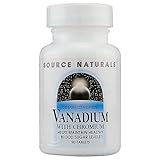 [海外直送品]　Source Naturals　バナジウム+クロミウム　90粒