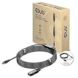 Club 3D USB 3.2 Gen1 5Gbps アクティブ リピーター ケーブル 10m オス／メス 28AWG (CAC-1405）