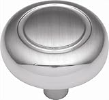 ジェームズタウンアクセントモダンバンガローコレクション1 1 / 4 " Cabientノブサテンシルバークラウド