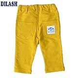 (ディラッシュ)DILASH 六分丈 ストレッチスキニーカラーパンツ マスタード 80