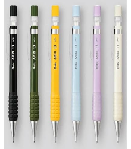 Amazon.co.jp: ぺんてる シャープHD高耐久シャープペンシル (1.3