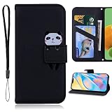 Sharp AQUOS sense 8 ケース手帳型 SHG11 手帳型ケース SH-54D ケース スマホケース SH-53C センス8手帳 シャープ アクオス センス8 携帯ケース Aquos sense8 case 携帯カバー 良いレザー カード収納 財布型 ベルトマグネット スタンド機能 パンタ (Sharp AQUOS sense8 SH-54D SHG11 対応) ブラック