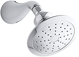 KOHLER 45411-CP Revival Single Function Wall Mount Showerhead with Katalyst Air Induction Spray, 2.0