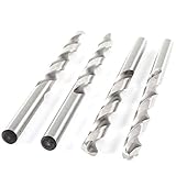 uxcell ドリル刃　ツイストドリルビット　HSS　スパイラルフルート　6.3mm x 65mm x 100mm　ストレートシャンク　ブラック