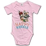 赤ちゃん&ベビー服 アニメ系 運転手 車いす おもしろ 半袖ロンパース 夏 女の子 男の子 24 Months ピンク