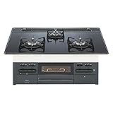 NORITZ N3WN7RWTS-LP ブラック fami ベーシックタイプ [ビルトインガスコンロ(プロパン用/左右強火力/75cm)]