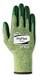 Ansell Edmont 11-511-6 HyFlex Intercept Technology Yarn Coated Work Glove with Green Foam Nitrile Co