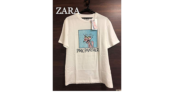 Amazon Co Jp タグ付 Zara ピンクパンサー Tシャツ M メンズ 服 ファッション小物