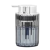 LAZEENOOK ソープディスペンサー 泡 プラスチック製 泡ハンドソープ ディスペンサー ソープボトル250ml 広口 手動 押しタイプ 台所 キッチン 洗面所 トイレ バお風呂場などに適用 (ブラック)