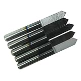 (SHINA )TiAIN/TINコーティング彫刻ビット PCB彫刻用　CNCビッド　ルータツール3.175mm　90度　0.1mm (5)