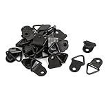 uxcell D-リングハンガー 写真フレームハンガー 三角吊り 30個入り