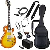 Photogenic フォトジェニック エレキギター 初心者入門 ビギナーセット LPタイプ ハニーバースト LP-260/HB [ソフトケース/シールド/ミニアンプ/チューナー/ヘッドフォン/ストラップ/ピック/ピックケース/クロス/調整用レンチ付属]