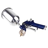 Perfk 空気圧　塗装　スプレーガン　塗料カップ　スプレー　重力供料　合金製　0.3-0.68Mpa　40 PSI　4.5 CFM　　　　　　　