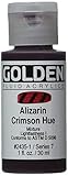 黄金の流体アクリル塗料 1 オンス歴史的アリザリン深紅の色相