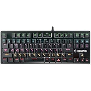 GAMDIAS 91キー 赤軸 日本語配列 7 Color LEDライト スイッチを採用したメカニカル式ゲーミングキーボード (HERMES E2) 16759-28000-41043-G