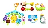 Little Treasures A Wonderful Hanging Rattleおもちゃ動物Play Thatセットにより、Infants 6ヶ月、旧to have fun while they