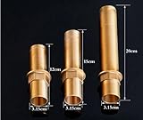 Rozin蛇口拡張子ThreadedパイプLonger Mountingシャンクナットで 12cm R70313003