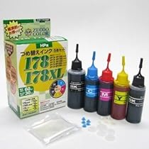 Amazon.co.jp: 【ZHP178X5MP】HP用【HP178/HP178XL対応】詰替え