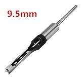 Sndy 9.5 mm 木工スクエアホールソードリルビットスクエア固着ノミドリルビット