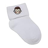 Little Kids Zoo Socks for Baby Girls US サイズ: M カラー: ホワイト