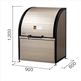 ヨドコウ　ダストピット　DPLA-0906　『ゴミ袋（45L）集積目安　9袋、世帯数目安　4世帯』　『ゴミ収集庫』『ダストボックス　ゴミステーション　屋外』