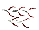 SE - Pliers Set - Mini, Stainless Steel, 5 Pc - 7042MP by Sona