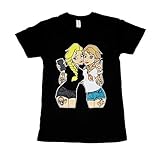 アナと雪の女王 アナ雪 タトゥー ディズニー パロディ Tシャツ (S) [並行輸入品]