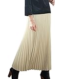 Angeliebe エンジェリーベ マタニティ アコーディオン ロング プリーツ スカート 産前 産後 対応 マキシ 妊婦服 フリー アイボリー 21722 21722400