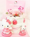 Hello Kitty [キティフラワーケーキ パステルピンク]　プリザーブドフラワー