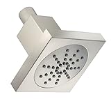 Danze D460049BN Parma Square Single Function Showerhead, 4-Inch, Brushed Nickel [並行輸入品]